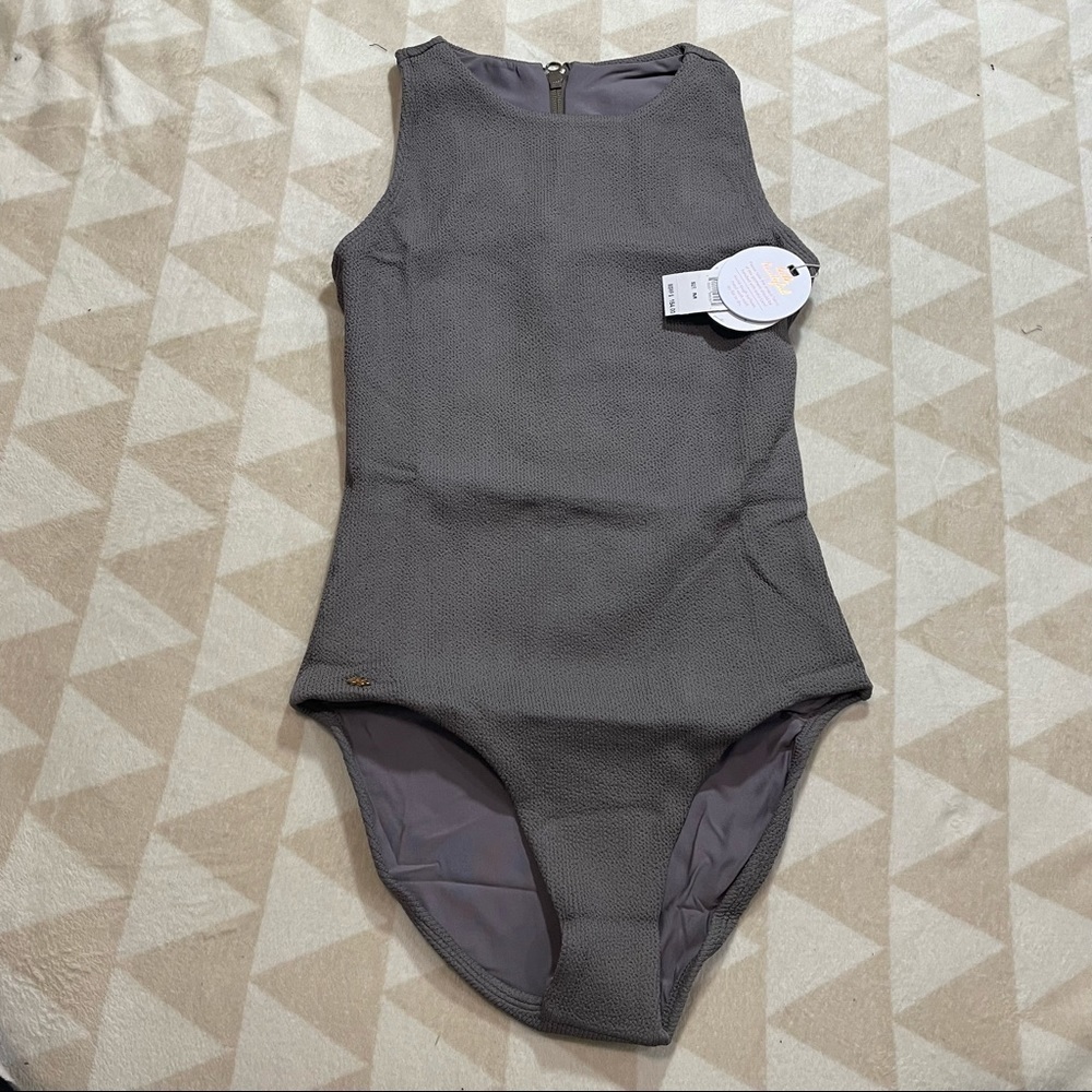 PQ SWIM Anthropologie SAND REEF HIGH NECK ONE PIECE SWIMSUIT